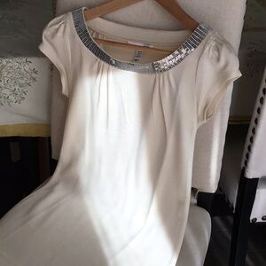 H&M sequined boat neck dress size XS.